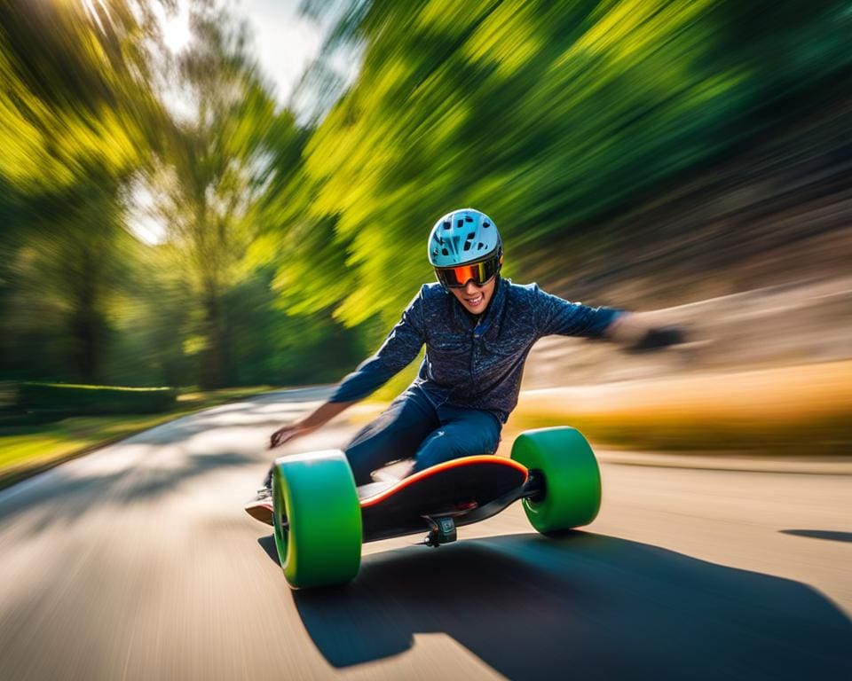 Elektrisch skateboard met hoge snelheid