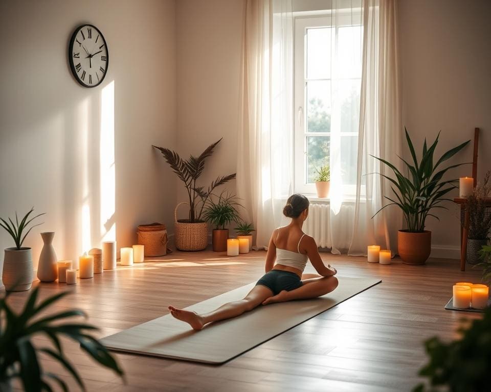 Yoga voor ontspanning na een stressvolle dag