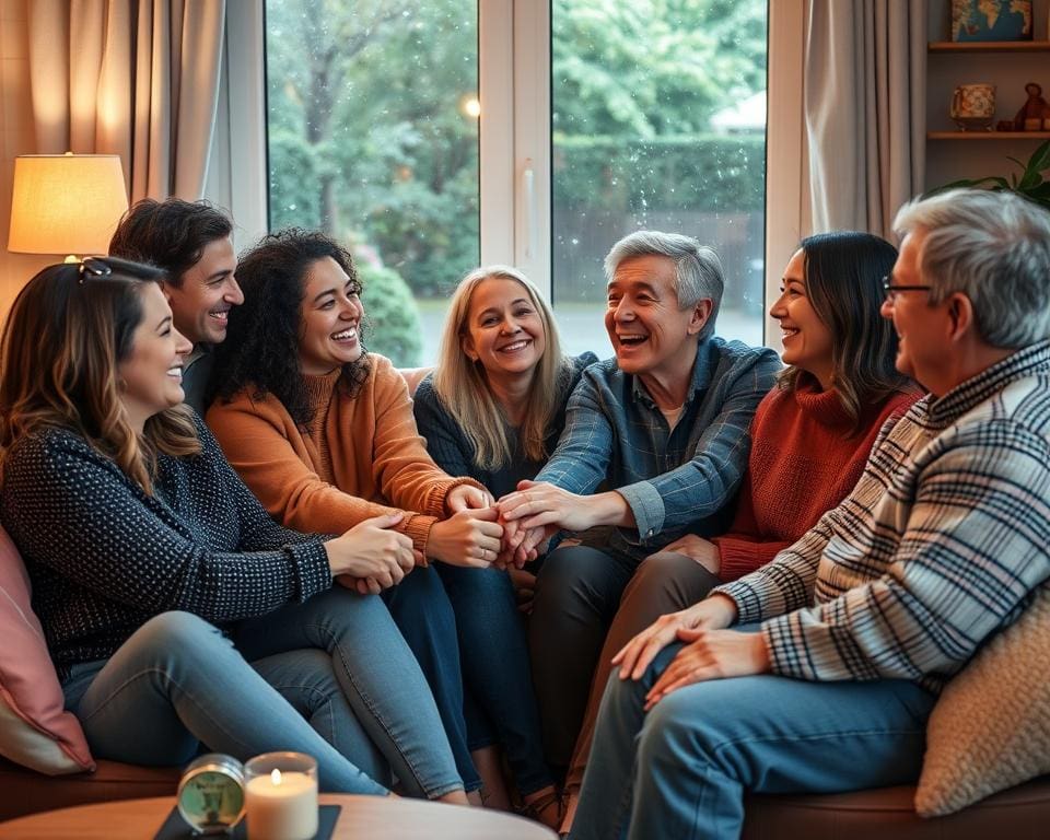 sociale steun tijdens moeilijke tijden