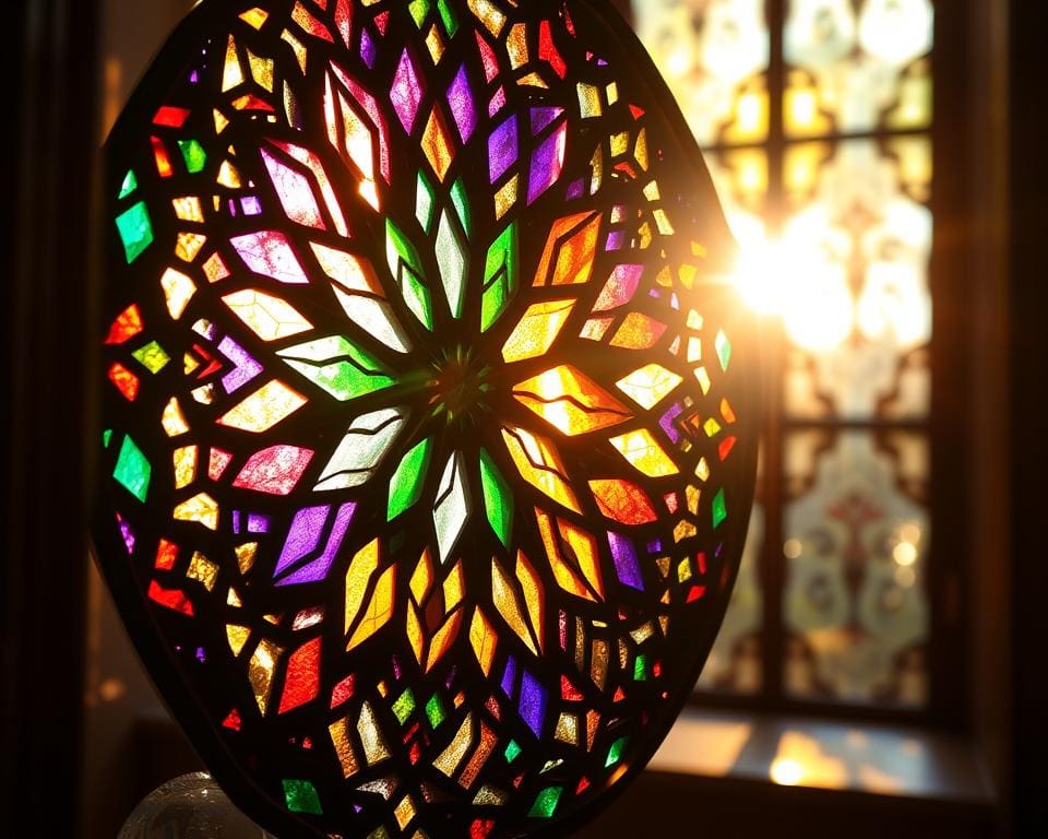 Glas-in-lood kunstenaar: Hoe combineer je licht en kleur in glas?
