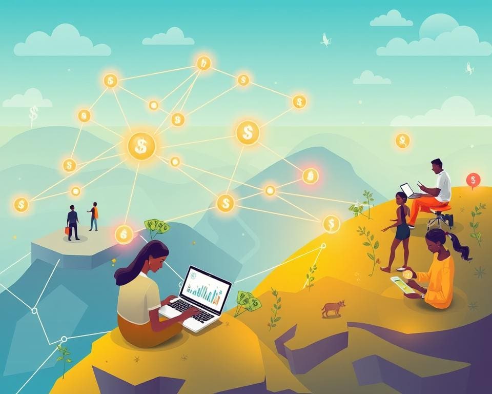 Hoe werkt een online platform voor microfinanciering?