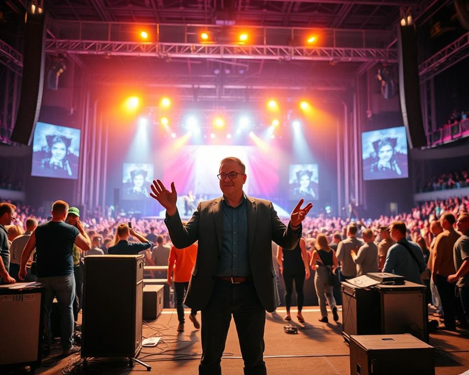 Wat doet een artiestenbegeleider op locatie?