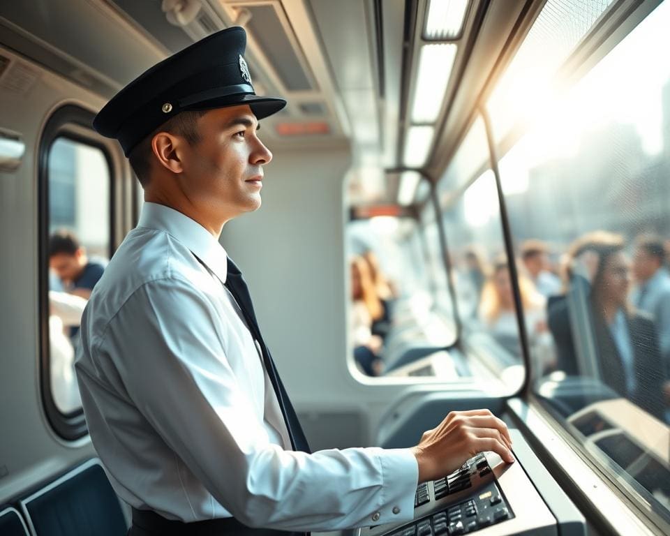 Wat doet een metrobestuurder in de ochtendspits?