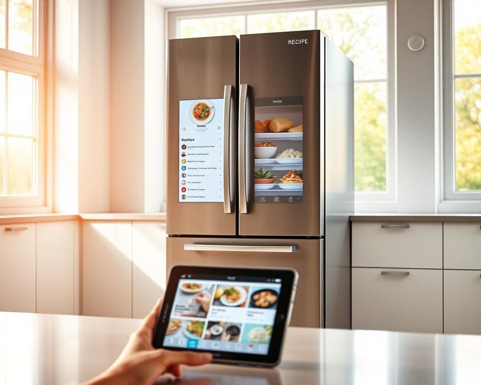 Werkt een slimme koelkast samen met je recept-app?