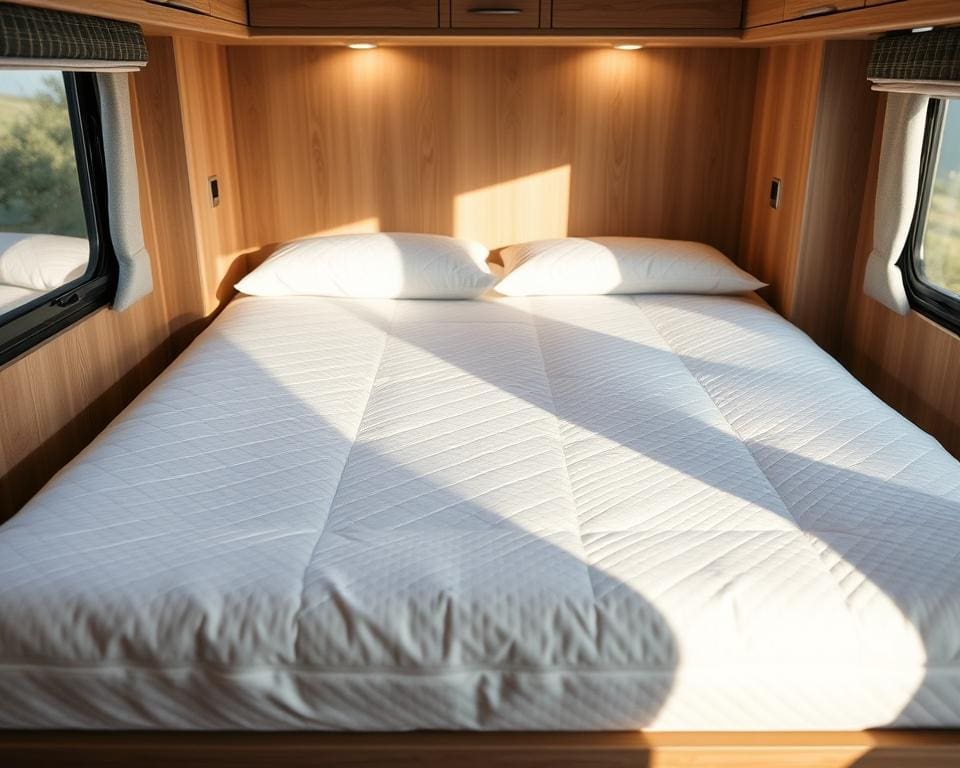 slaapcomfort met een anti-condensmat in campers