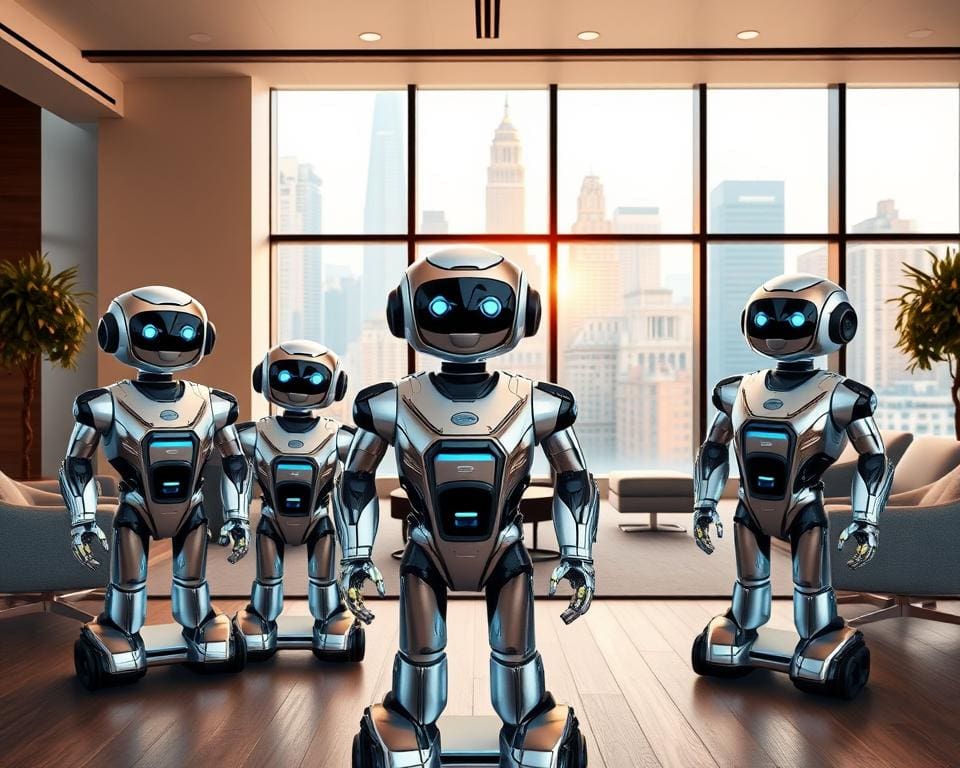 Robots als klantenservicemedewerkers