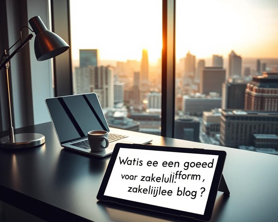 Wat is een goed platform voor zakelijke blogs?