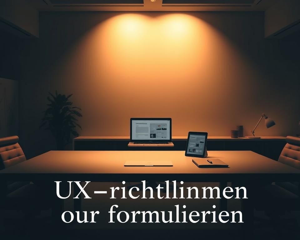 Wat zijn UX-richtlijnen voor formulieren?