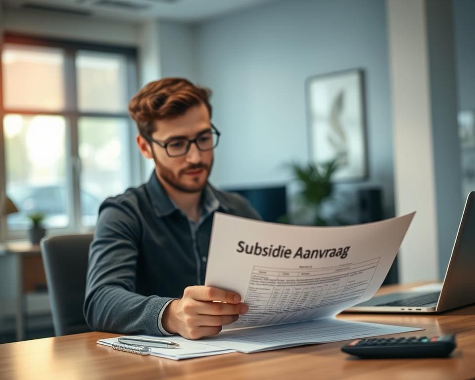 achteraf betalen subsidie aanvraag