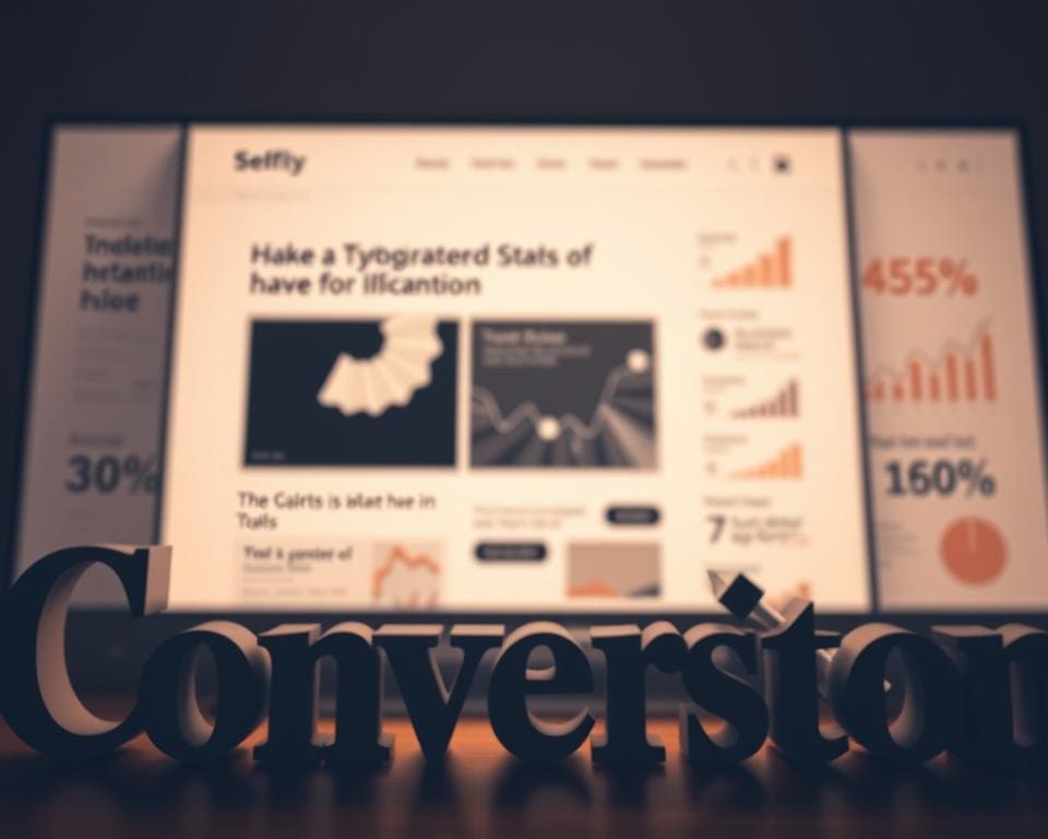 typografie effect op conversie