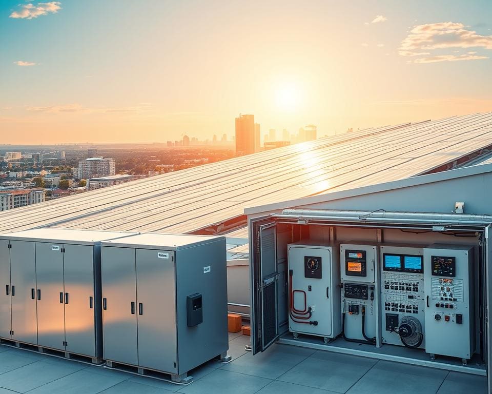 Energieopslagoplossingen voor bedrijven met zonnepanelen
