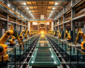 Geautomatiseerde glasproductielijnen voor de bouwsector