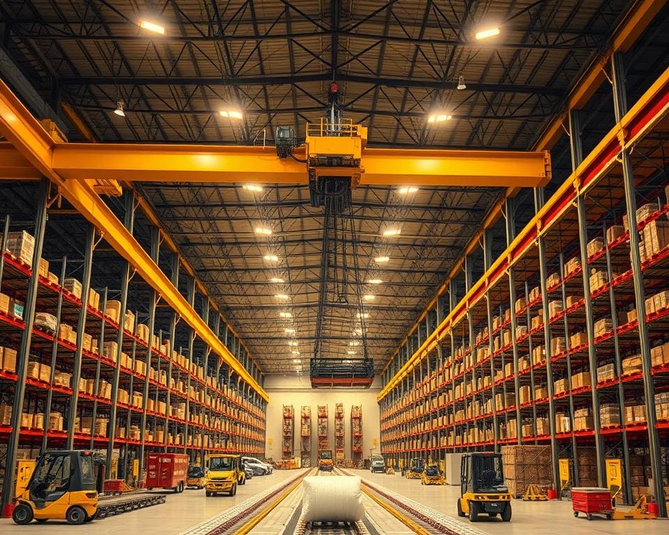 Technisch geavanceerde hijssystemen voor logistiek