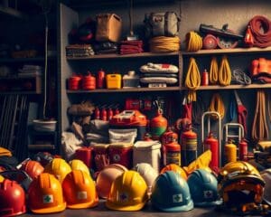 Veiligheids- en reddingsmiddelen voor werkplaatsen