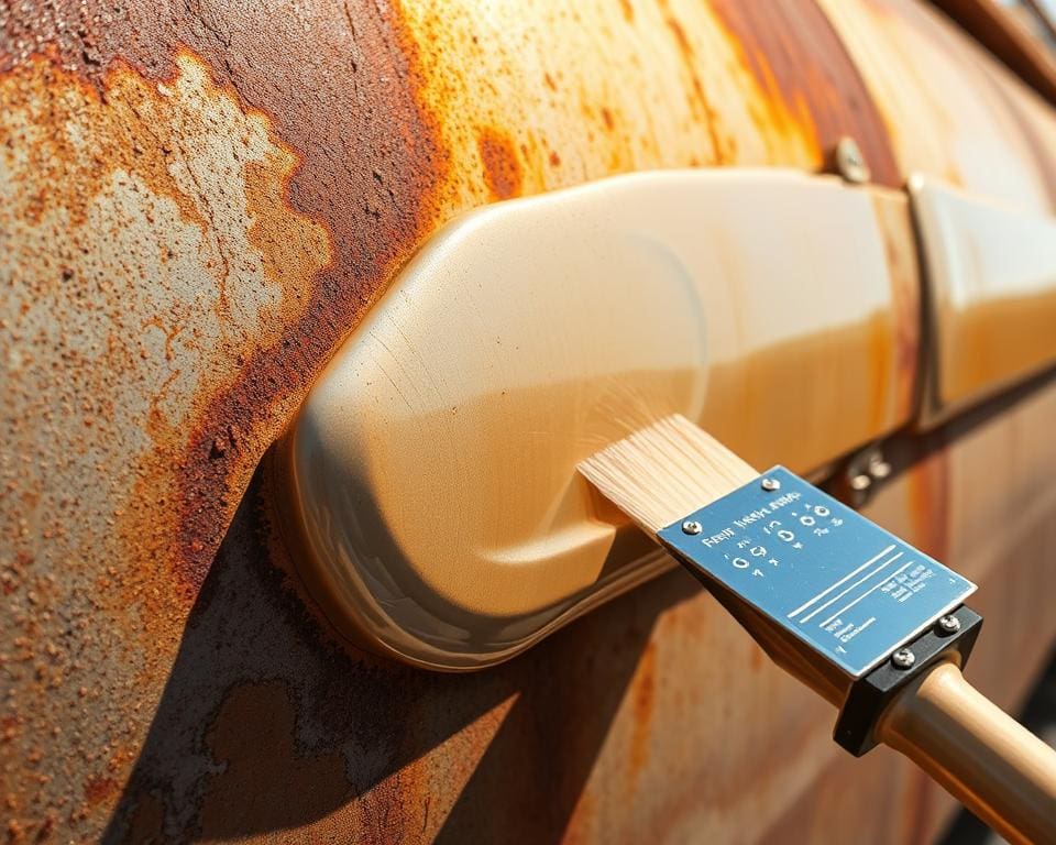 Hoe voorkomt corrosiewerende coating schade aan staal?