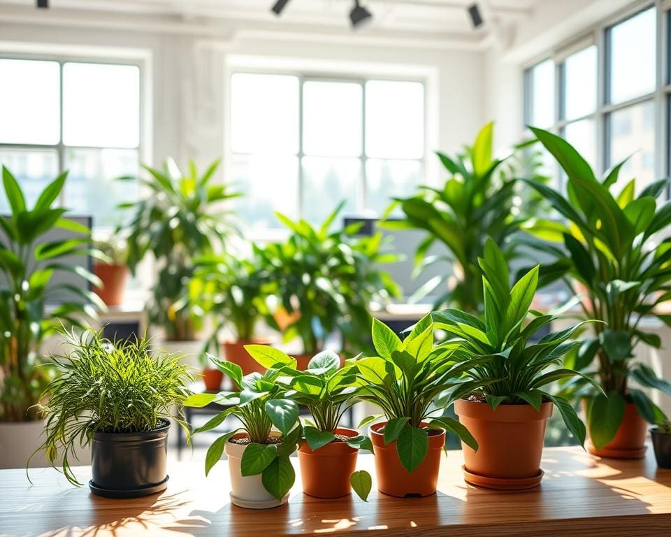 Kantoorplanten voor een gezonde werkomgeving
