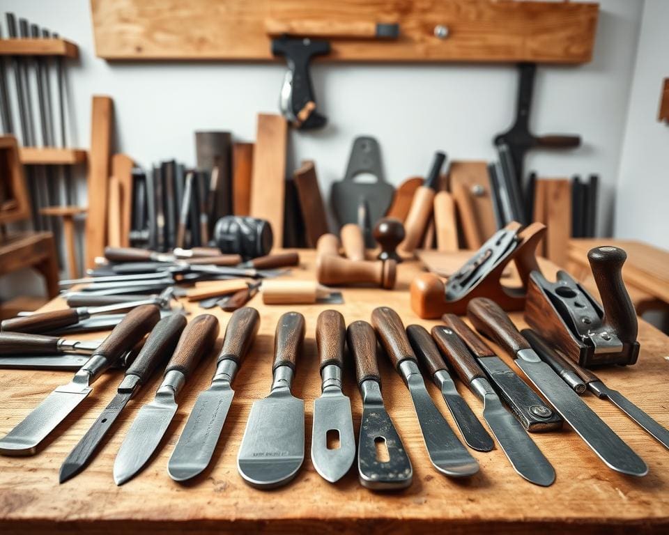 handgereedschappen in houtbewerking