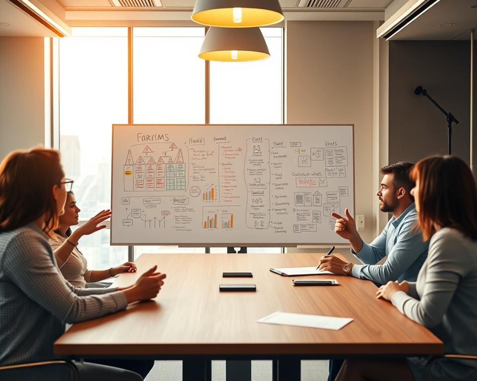 Hoe helpt een whiteboard bij beter teamoverleg?