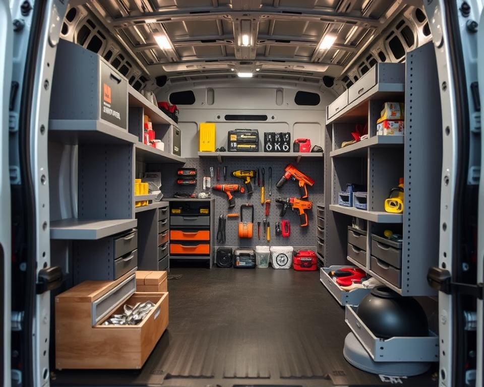 Hoe optimaliseer je jouw werkbus met slimme opbergsystemen?