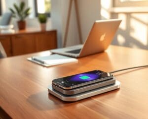 Hoe helpt een draadloze oplader bij efficiënter werken?