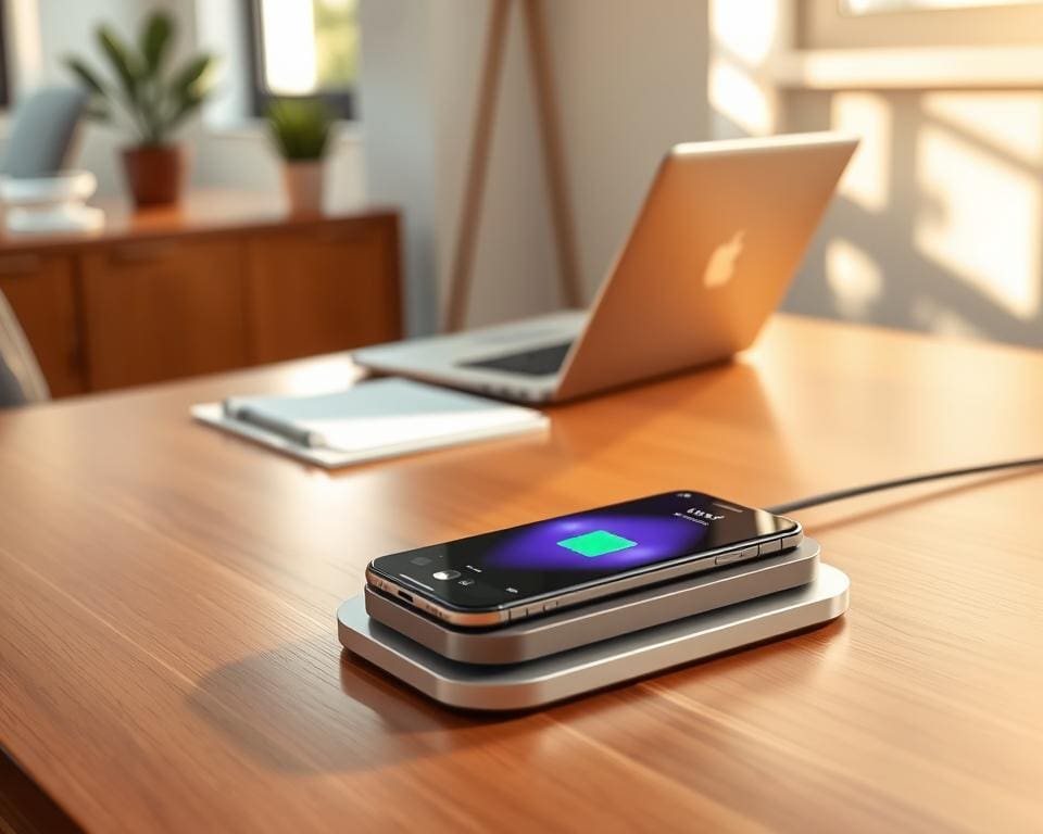 Hoe helpt een draadloze oplader bij efficiënter werken?