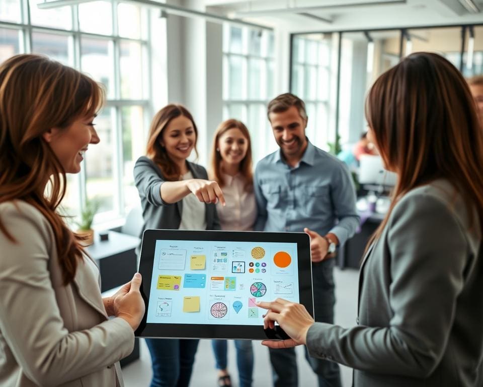 Hoe ondersteunt een digitale whiteboardtool je brainstorms?