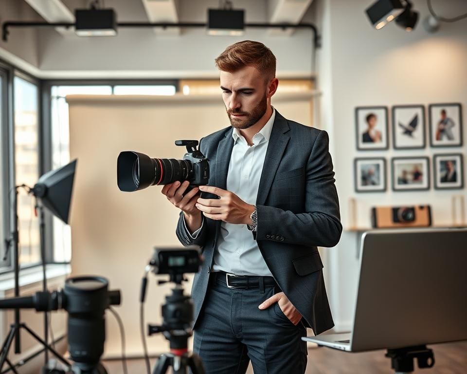 Hoe werkt een fotograaf aan professionele uitstraling?