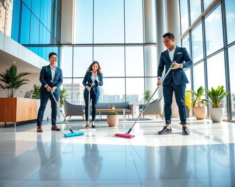 Hoe werkt een schoonmaakdienst voor bedrijfspanden?