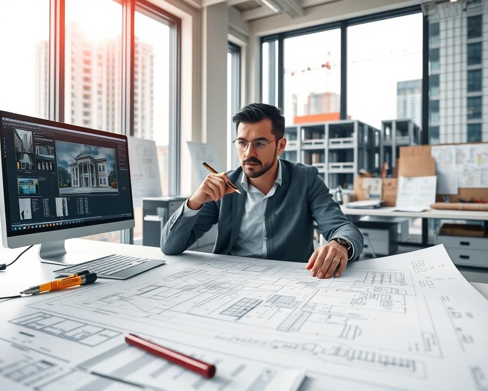 Hoe werkt een technisch tekenaar in de bouwsector?