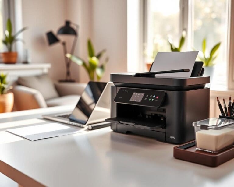 Waarom is een compacte printer handig voor thuiswerk?