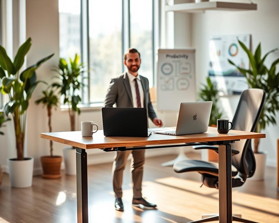 Wat maakt een zit-sta bureau ideaal voor productiviteit?