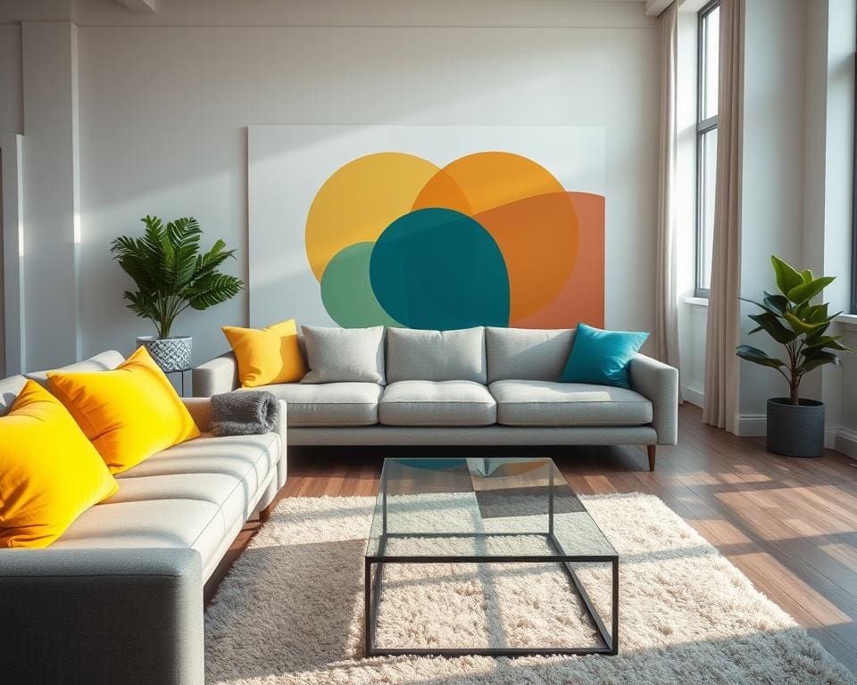 Hoe gebruik je kleur om ruimte te balanceren?