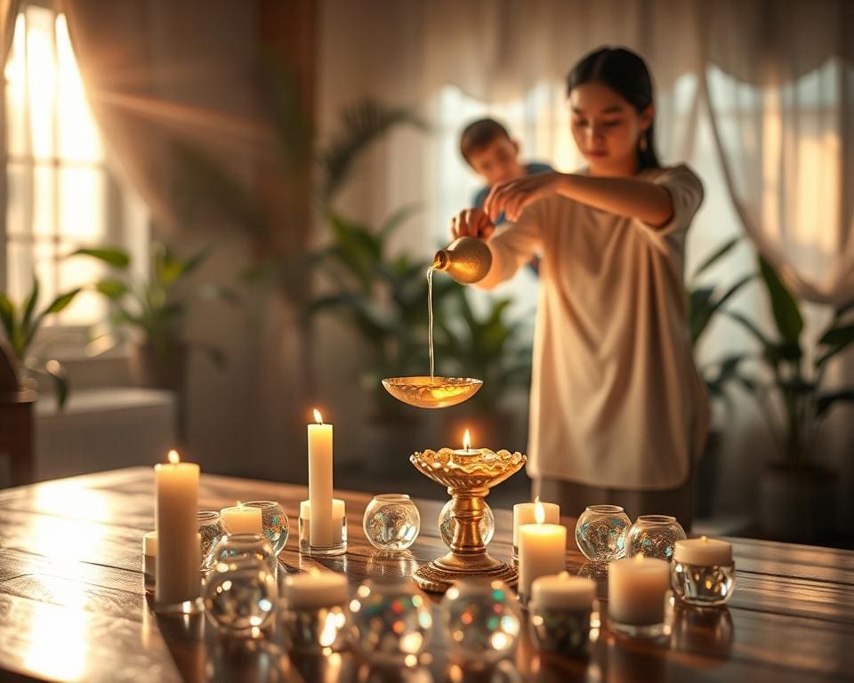 Waarmee maak je van licht een ritueel?