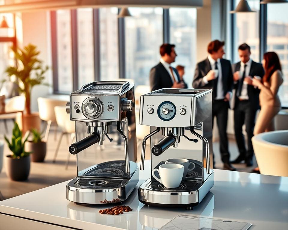 Welke koffiemachine past bij een kantooromgeving?