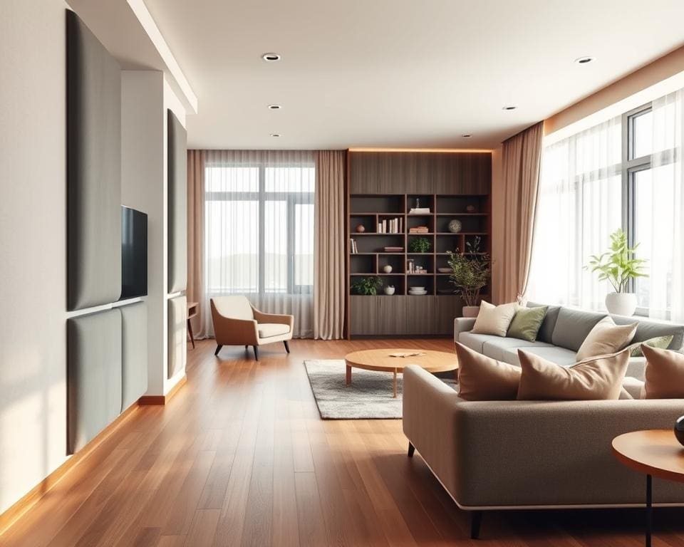 Welke materialen brengen stilte in moderne huizen?