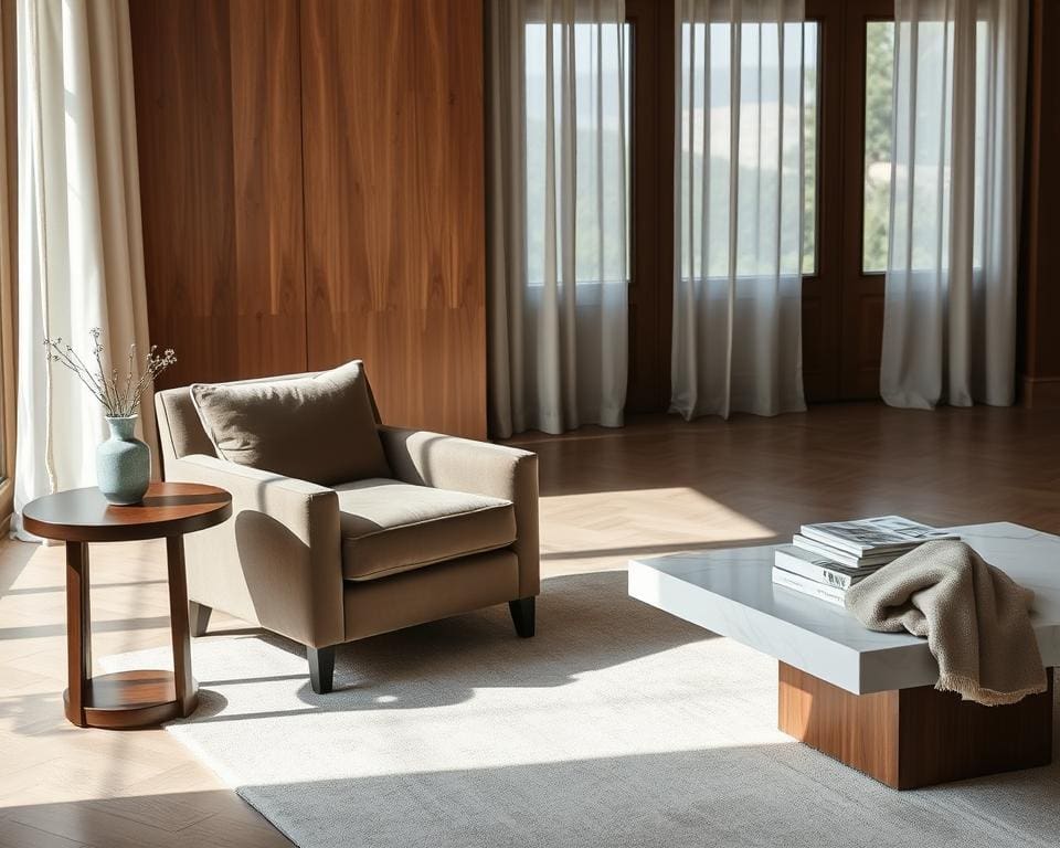 Welke materialen stralen ingetogen luxe uit?