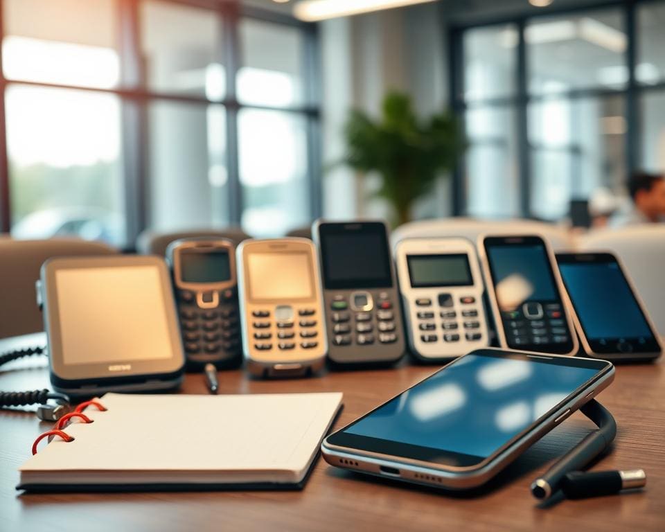 Welke mobiele telefoons zijn geschikt voor zakelijke communicatie?