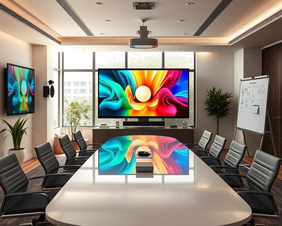Welke presentatieschermen zijn geschikt voor vergaderruimtes?