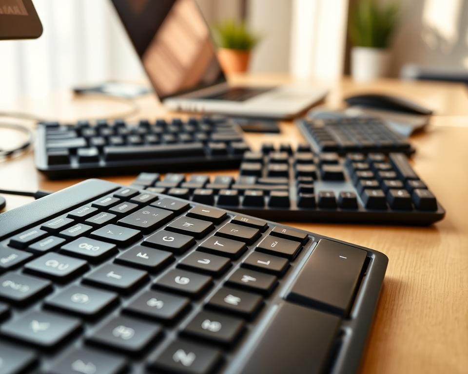 Welke toetsenbordindeling werkt prettig bij veel typen?