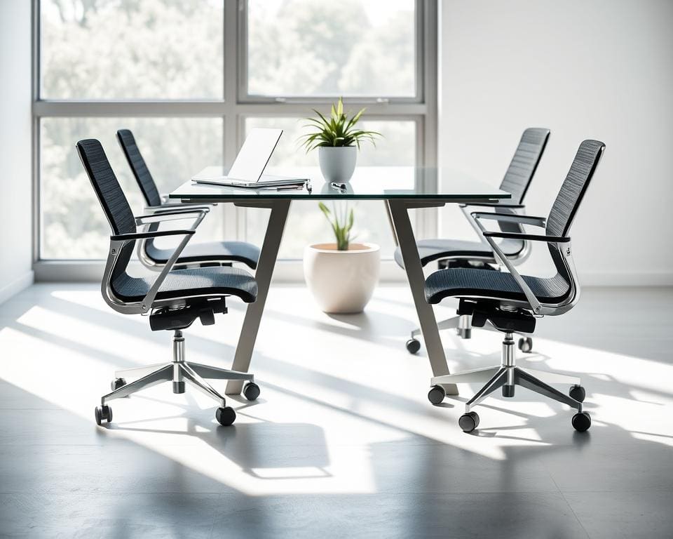 Welke vergadertafel past in een kleine kantoorruimte?