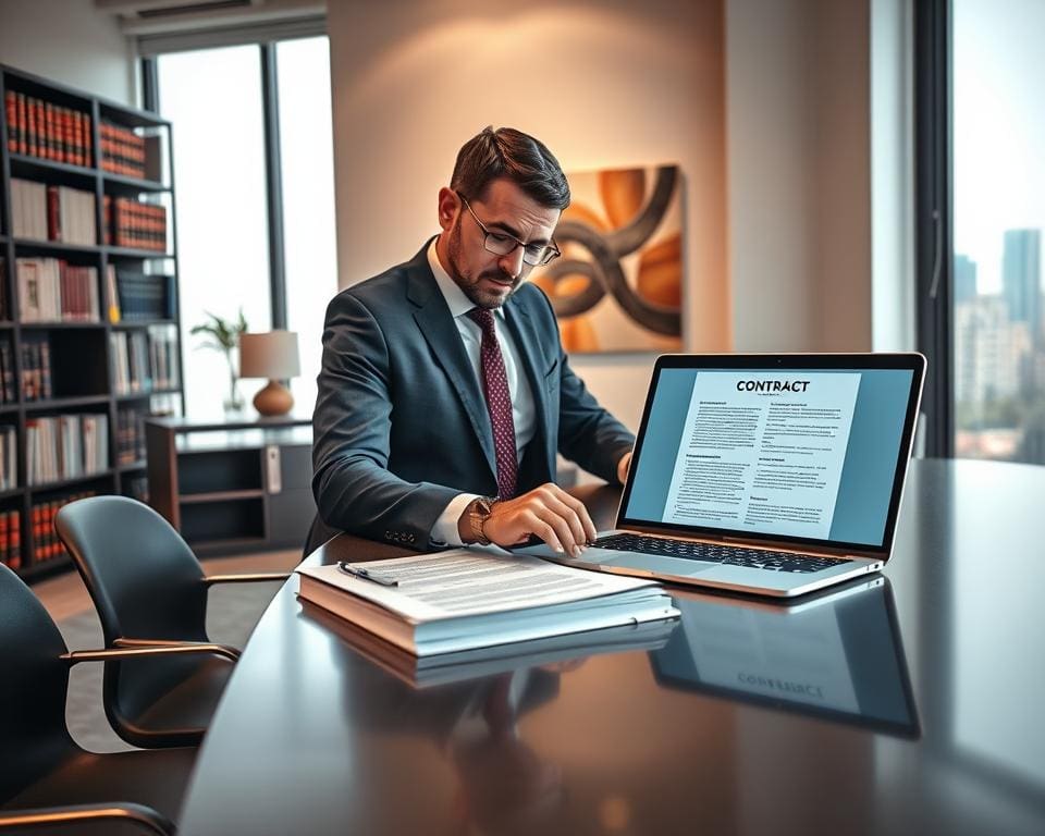 Welke jurist helpt bij zakelijke contracten?