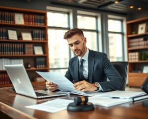 Welke jurist ondersteunt bij contracten?