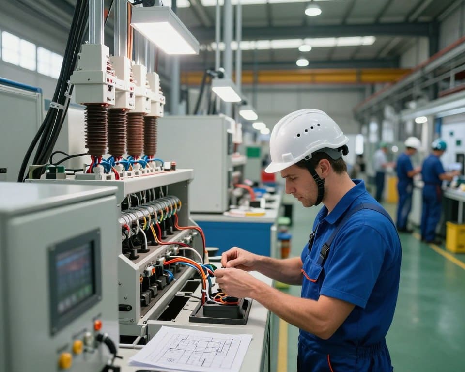 Wat doet een elektrotechnisch installateur in de industrie?