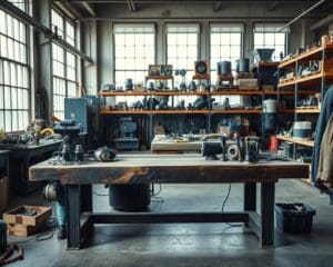 industriële werkbank