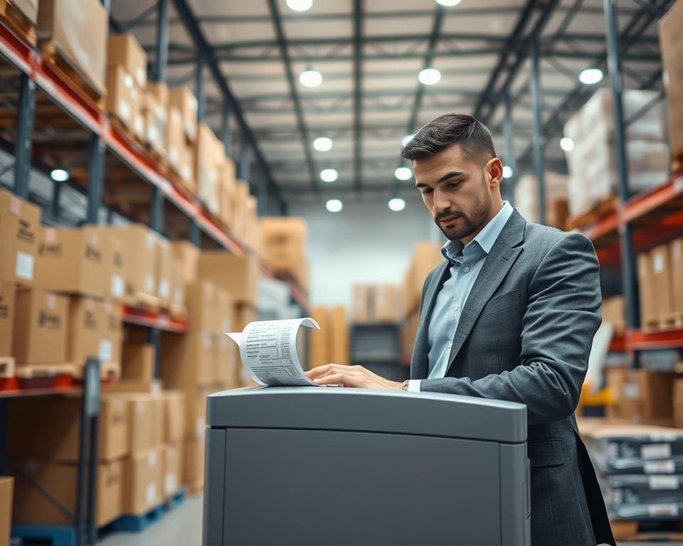 labelprinter magazijn