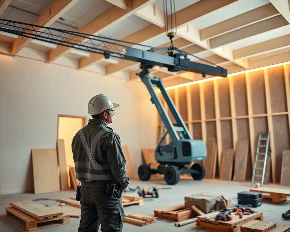 stille hijskraan huren