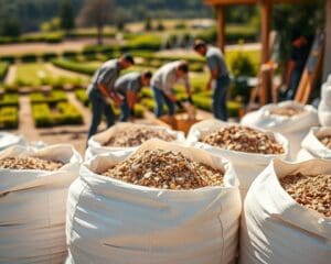 zand en grind in bigbags