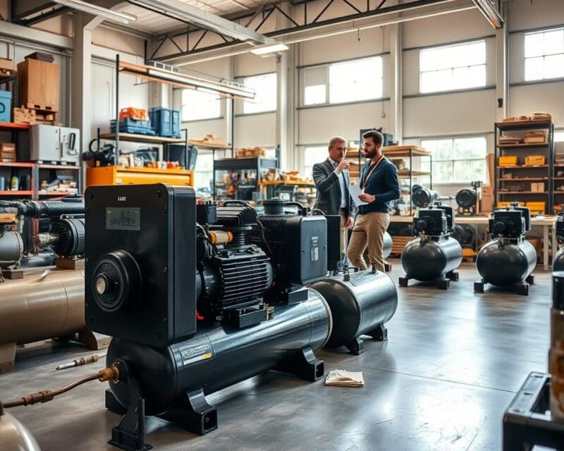 compressor werkplaats