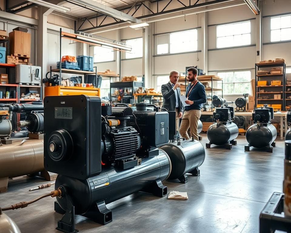 compressor werkplaats